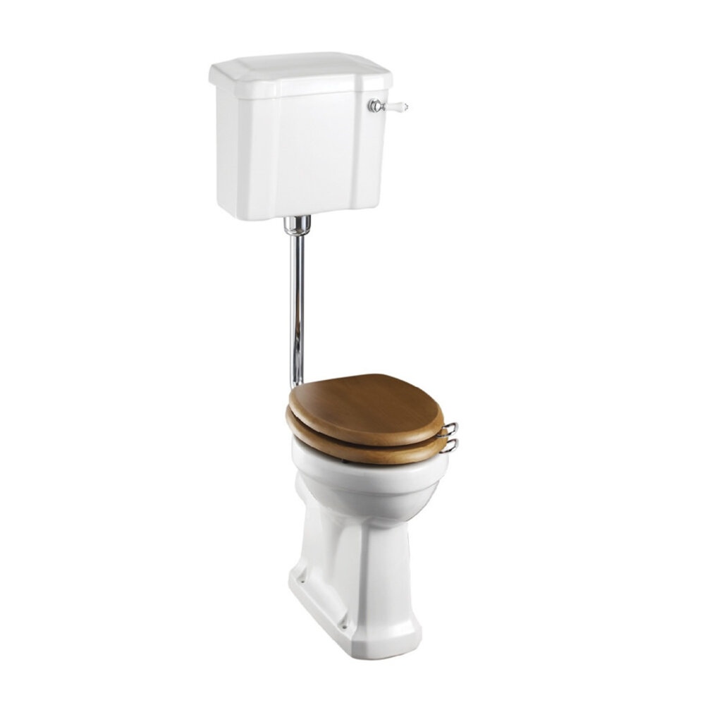 Burlington Low level toilet (p-trap) with porcelain cistern
