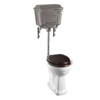 Burlington Low level toilet (p-trap) with aluminium cistern
