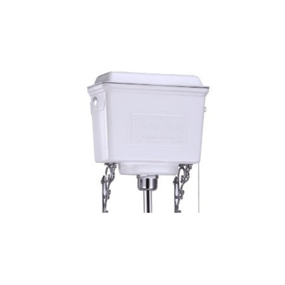 Burlington Low level toilet (p-trap) with aluminium cistern