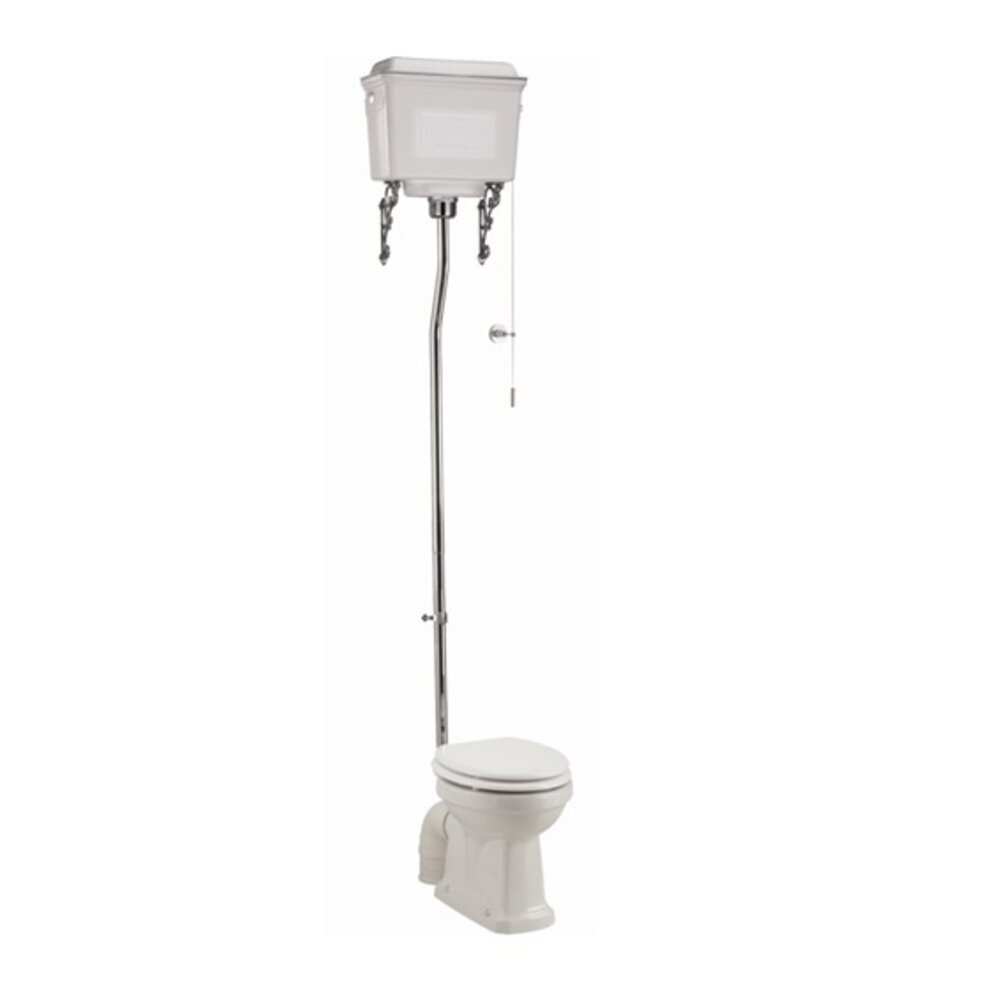 Burlington High level toilet (p-trap) with aluminium cistern