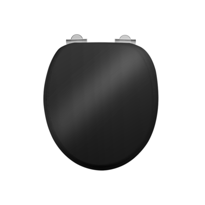 Gloss black toilet seat soft-close S40