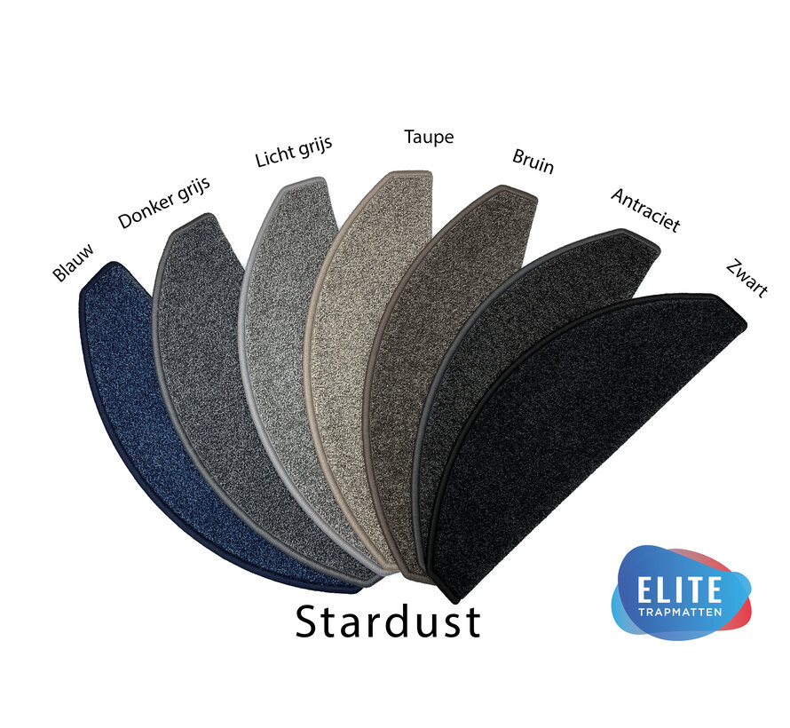 Trapmat Stardust taupe (halve maantjes)