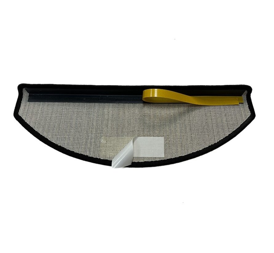 Trapmat Arona Zwart (halve maantjes)