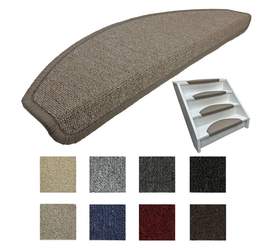 Trapmat Lima Taupe (halve maantjes)