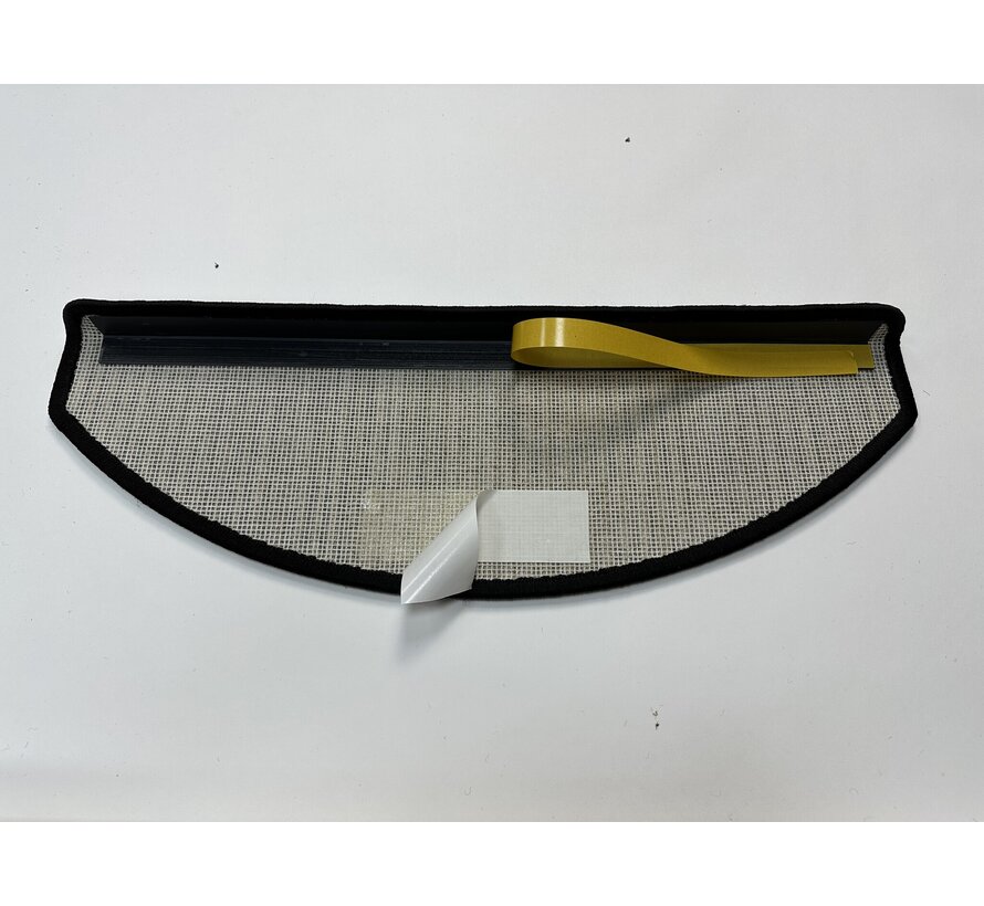 Trapmat Softstep Antraciet (halve maantjes)