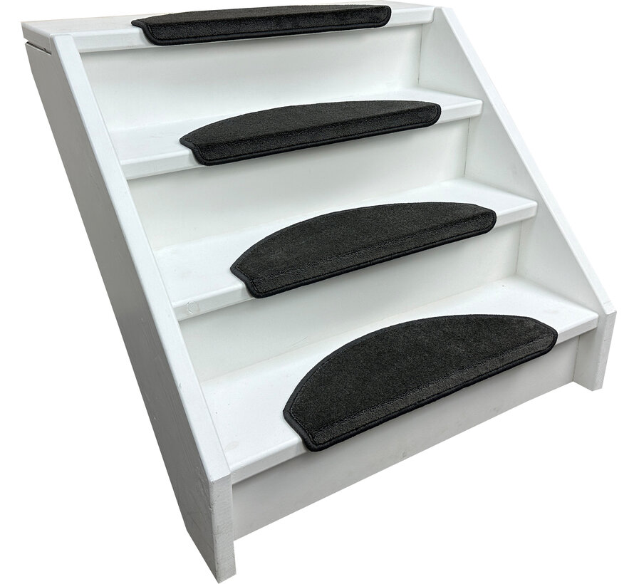 Trapmat Softstep Antraciet (halve maantjes)