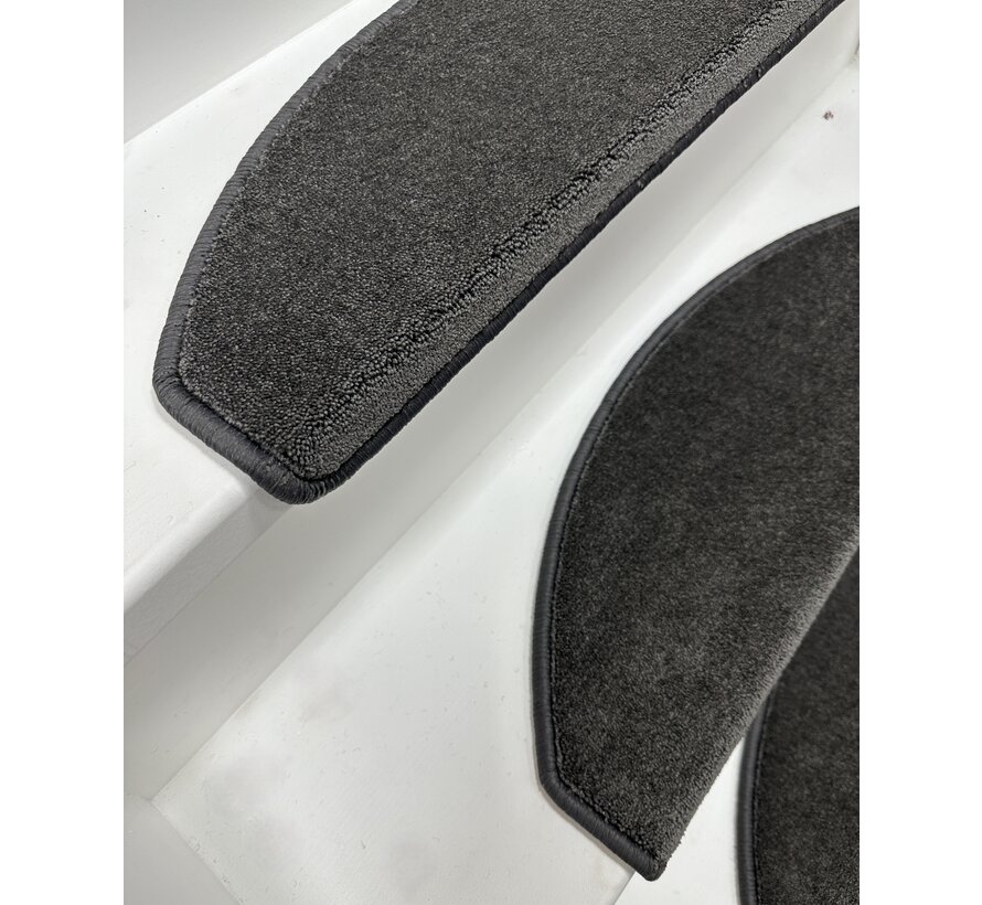 Trapmat Softstep Antraciet (halve maantjes)