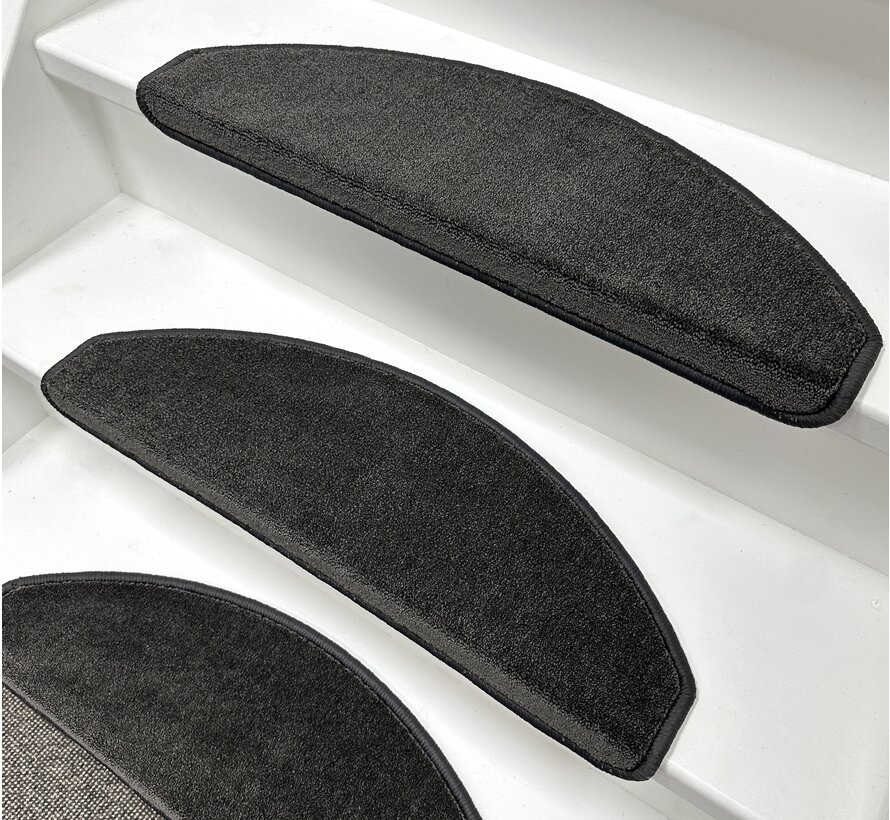 Trapmat Softstep Antraciet (halve maantjes)