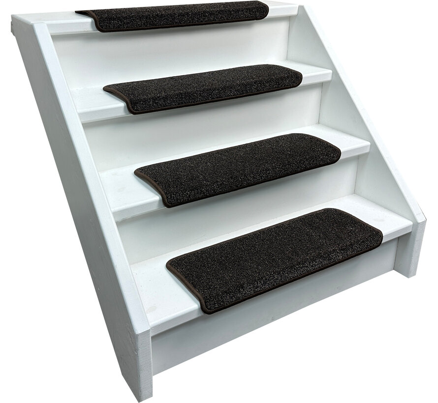 Trapmat Stardust donkerBruin (rechthoekig)