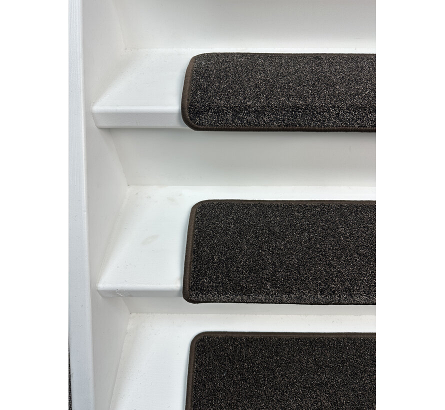 Trapmat Stardust donkerBruin (rechthoekig)