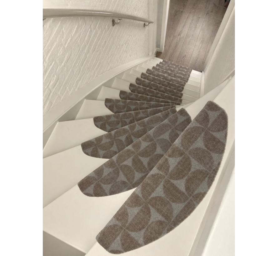 Elite Design Taupe halve maantjes