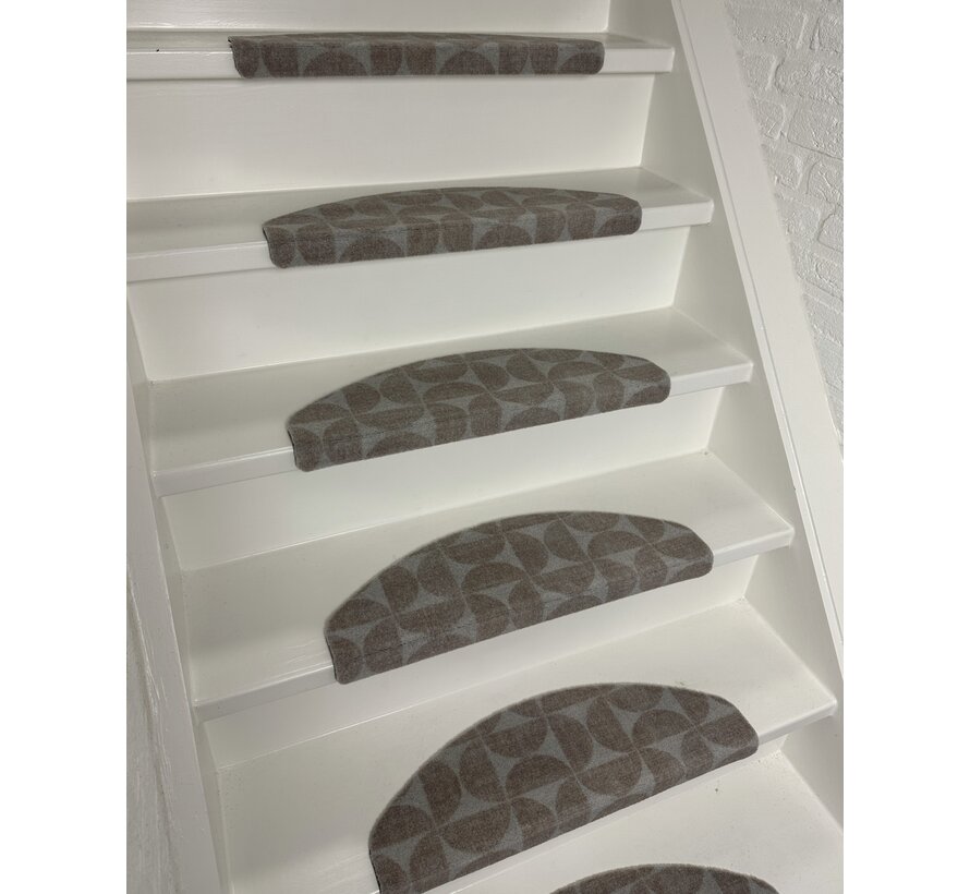 Elite Design Taupe halve maantjes