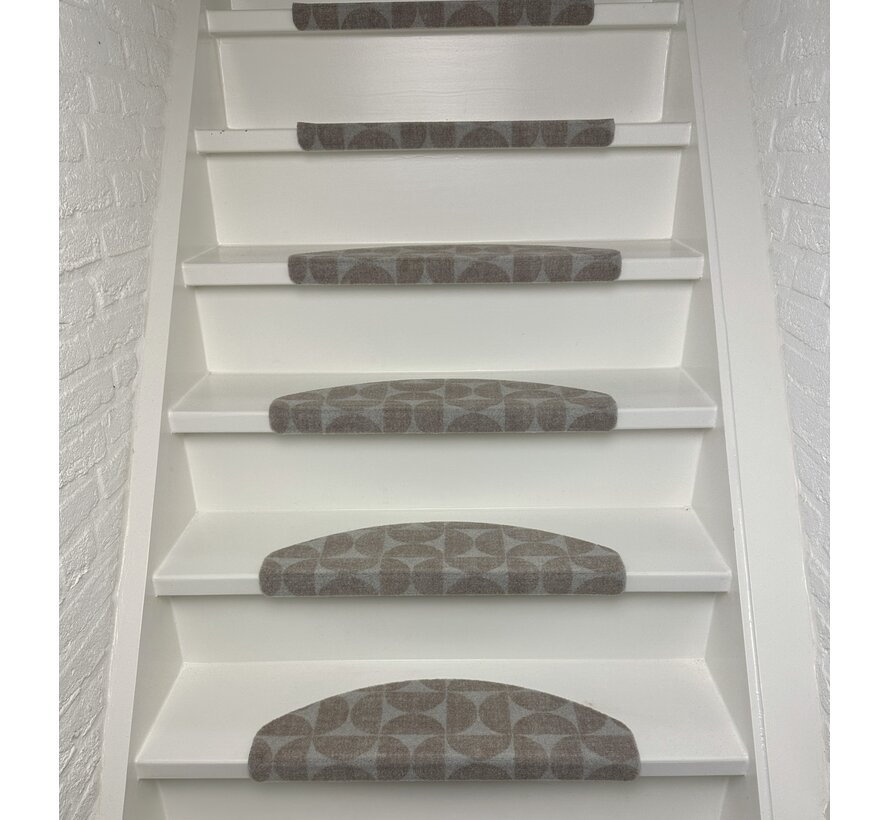 Elite Design Taupe halve maantjes