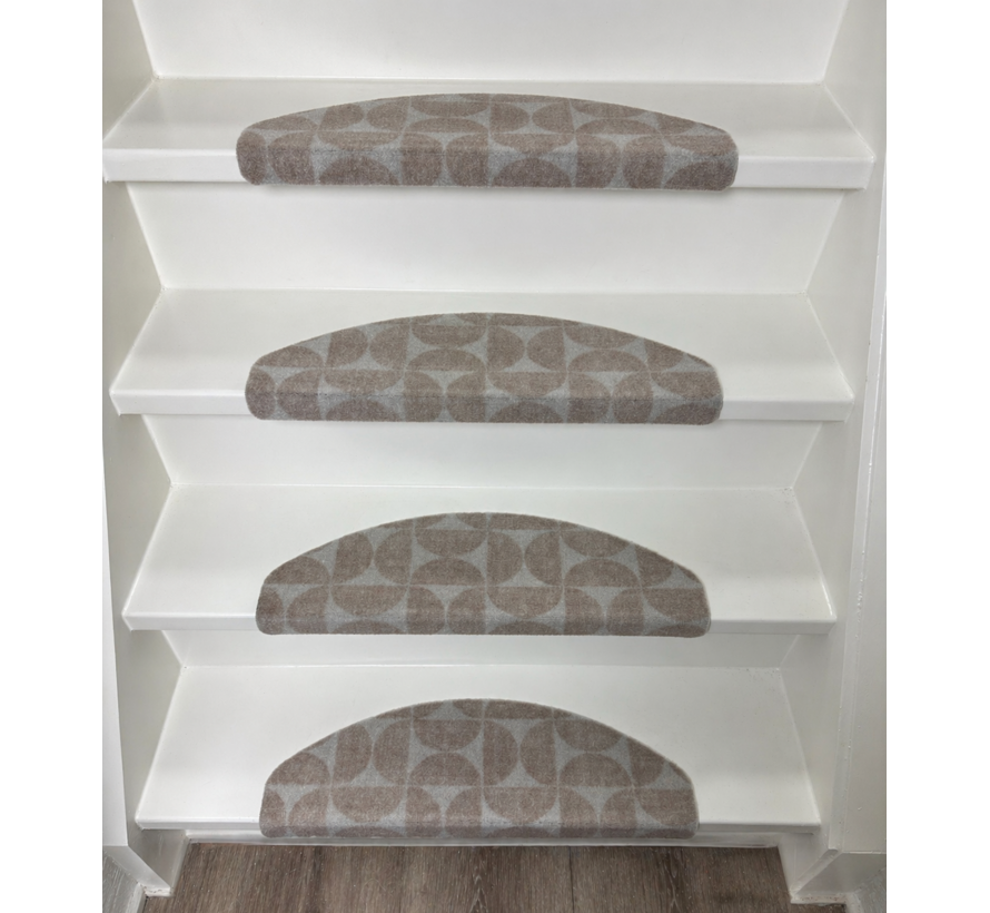 Elite Design Taupe halve maantjes