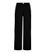 Object OBJLISA Wide Pant Black – Dames broek met wijde pijpen