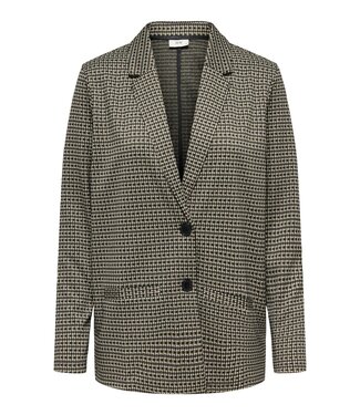 JDY JDYMIA Louisville Blazer - Tapioca Kalamata Square