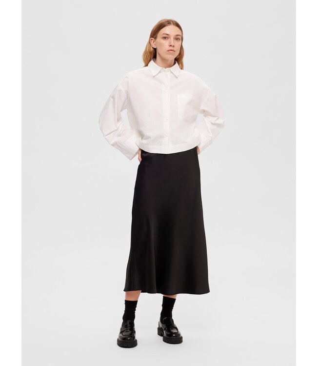 SLFLENA HW Midi Skirt - Black