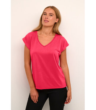 KAFFE KAlise T-Shirt - Virtual Pink