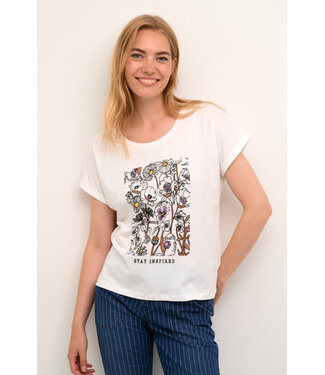 CREAM CRIrma T-Shirt - Pastel Flower Print