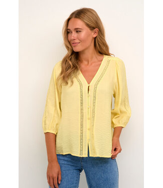 KAFFE KAsonja Blouse - Mellow Yellow