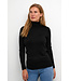 KAFFE Astrid Roll Neck - Black