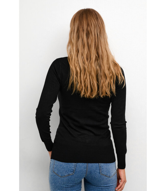 KAFFE Astrid Roll Neck - Black