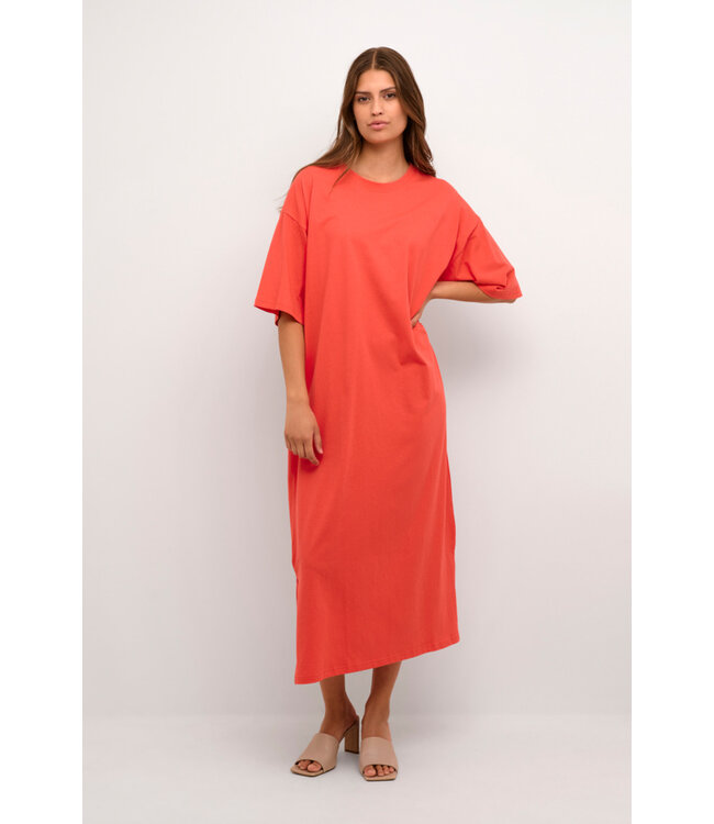 KAedna 1/2 Sleeve Dress - Cayenne