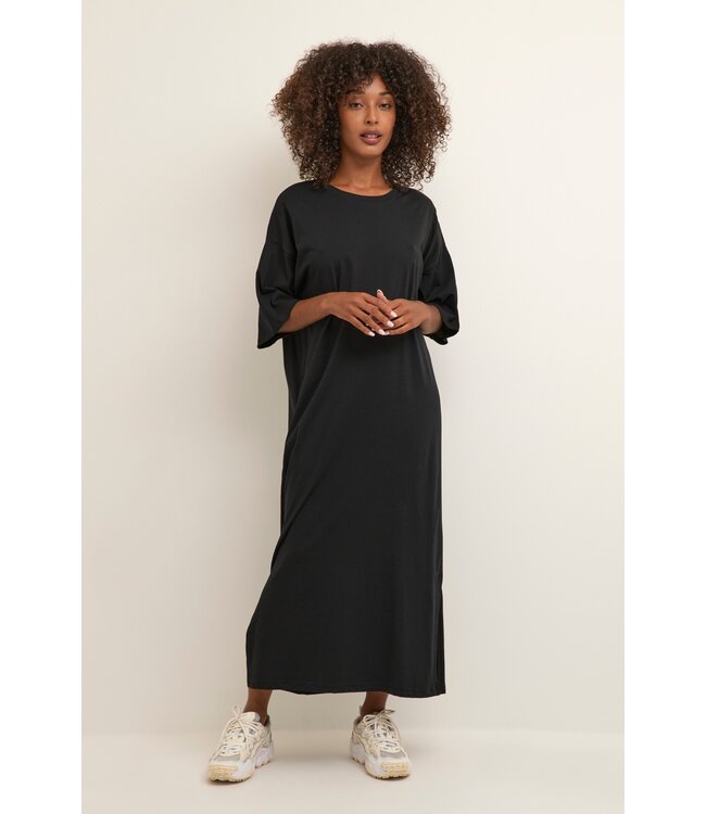 KAedna 1/2 Sleeve Dress - Black Deep