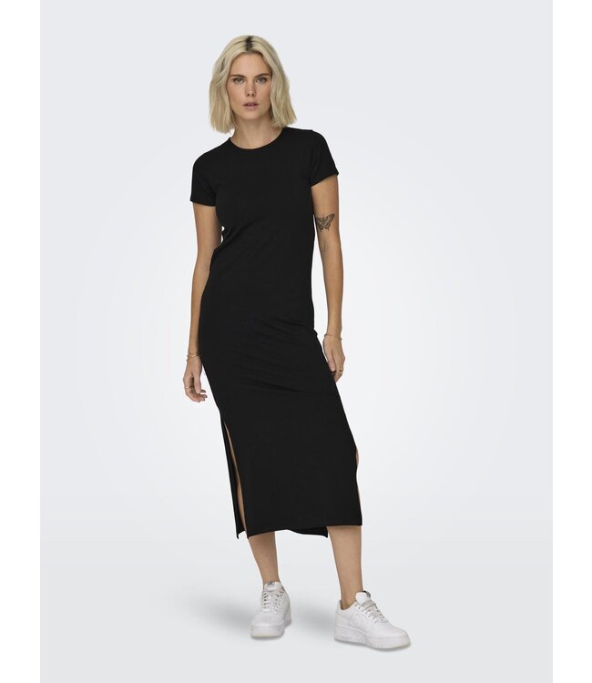 JDYAVA S/S O-Neck Dress - Black