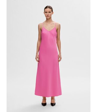 Selected Femme SLFTALIA Lena SL Slip Dress - Phlox Pink