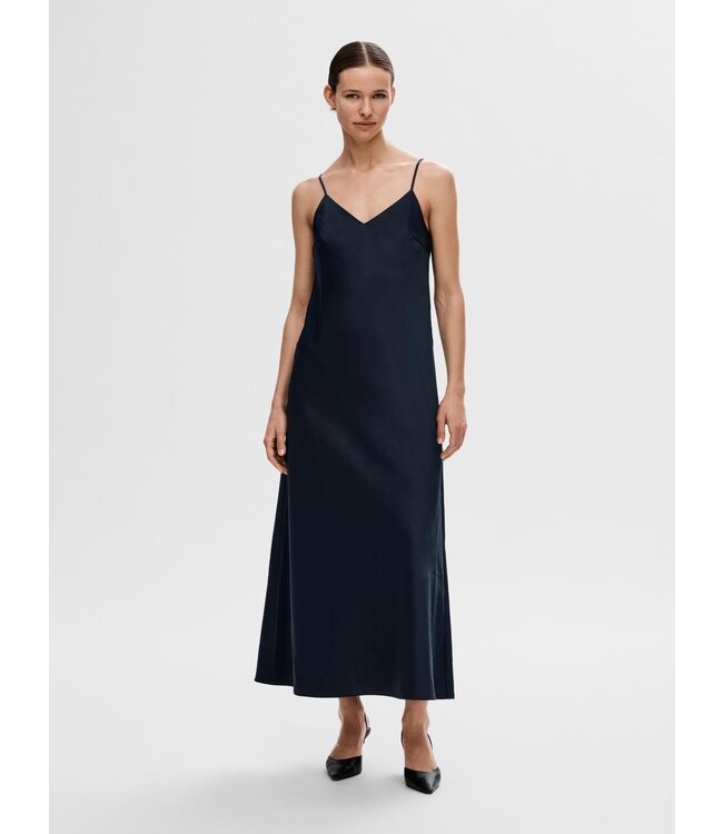 SLFTALIA Lena SL Slip Dress - Dark Sapphire