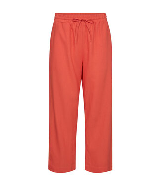 Freequent FQLAVA Ankle Pant - Hot Coral