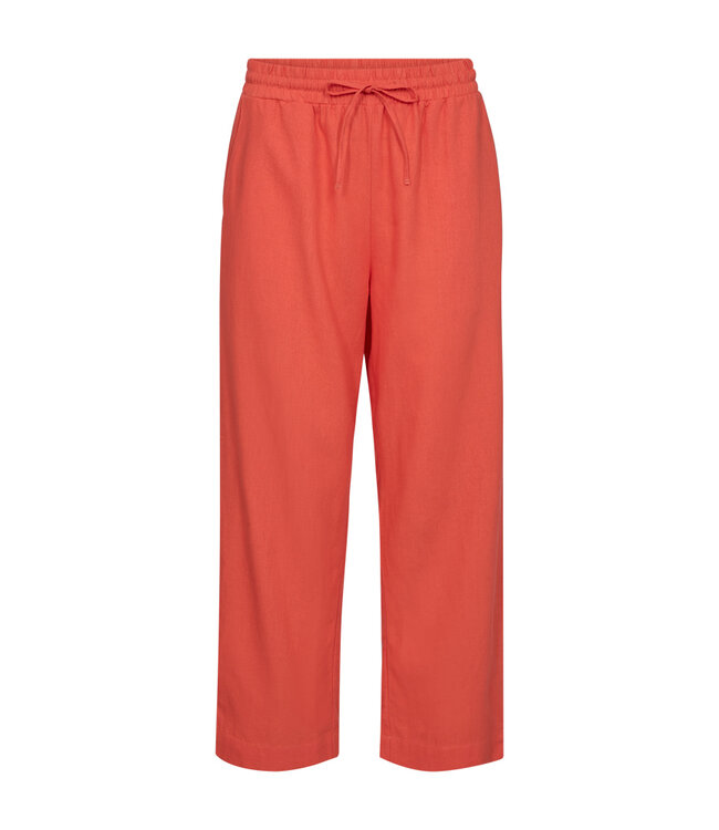 FQLAVA Ankle Pant - Hot Coral