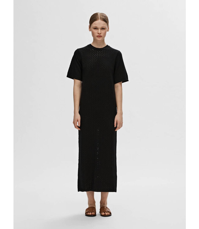 SLFHELENA 2/4 Knit Dress - Black