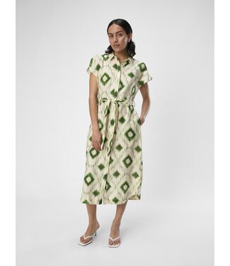 Object OBJBERRY S/S Long Dress - Sandshell Peridot Graphical