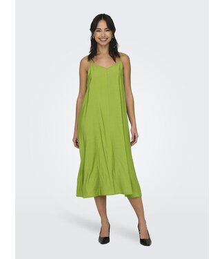 JDY JDYADA S/L Midi Dress - Lima Bean Green