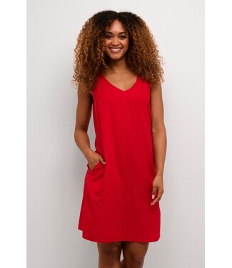 CREAM CRVenta Short Dress - High Risk Red