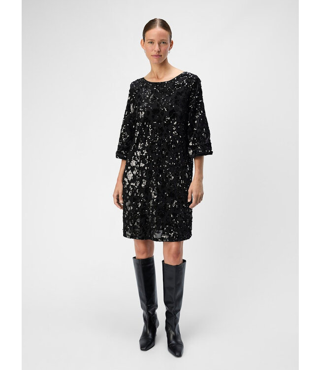 Object OBJEMINE  Short Dress - Black