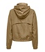 JDY JDYNEWREACH Tiger Eye dames kort regenjasje met capuchon