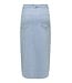 JDY JDYDAKOTA dames midi rok met lichtblauwe wassing