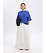 Selected Femme SLFCOLWOMAN 2/4 Oversized Tee - Dazzling Blue