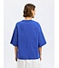 Selected Femme SLFCOLWOMAN 2/4 Oversized Tee - Dazzling Blue