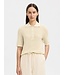 Selected Femme SLFLARNA SS Structure Knit Button Collar - Birch