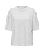 JDY JDYVIOLA S/S O-Neck Sweat T-Shirt - Oatmeal Melange