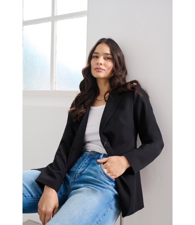 KAFFE KAsakura Blazer - Black