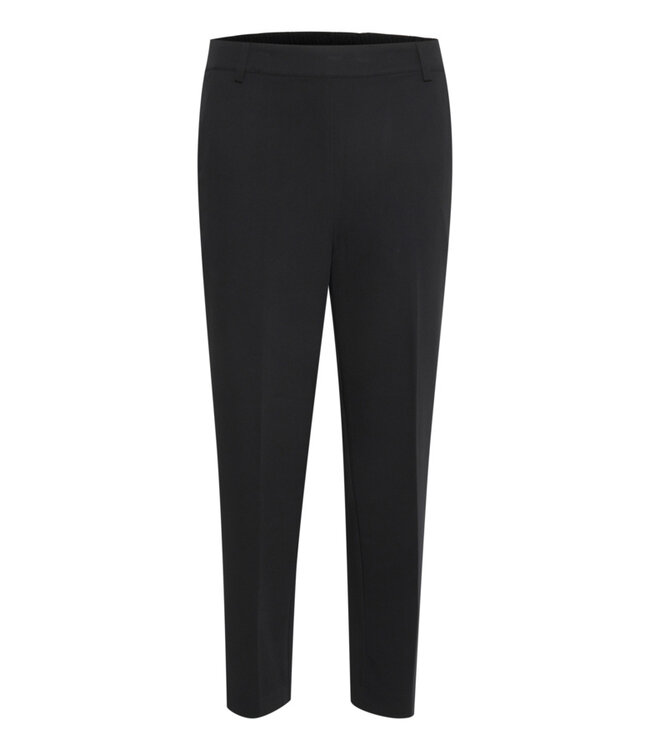 KAFFE KAsakura HW Cropped Pants - Black