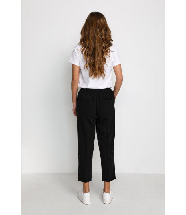 KAFFE KAsakura HW Cropped Pants - Black
