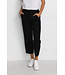 KAFFE KAsakura HW Cropped Pants - Black