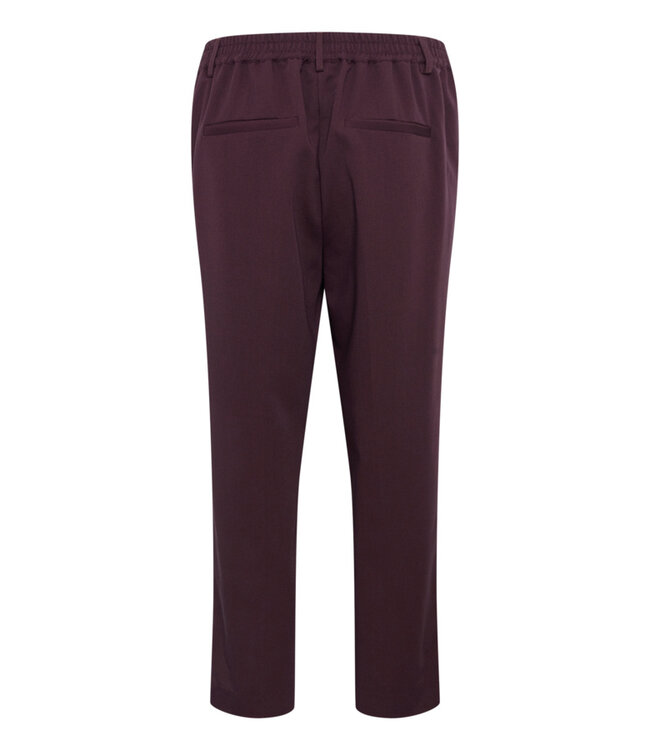 KAFFE KAsakura HW Cropped Pants - Fudge