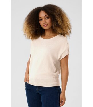 CREAM CRDela Knit Top - Ancient Scroll Melange